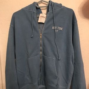 Brandy Melville Blue Hoodie